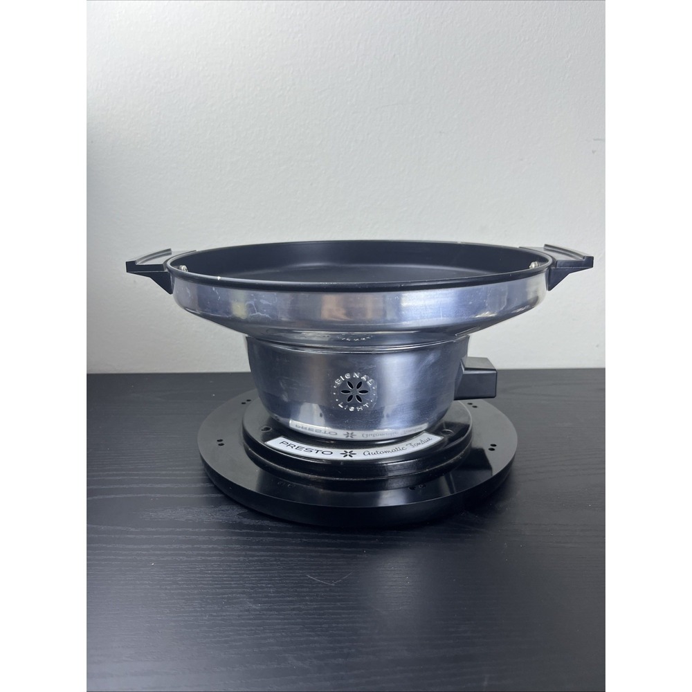 VINTAGE PRESTO AUTOMATIC ELECTRIC FONDUE SET USA‎ MADE MODEL PEO5A